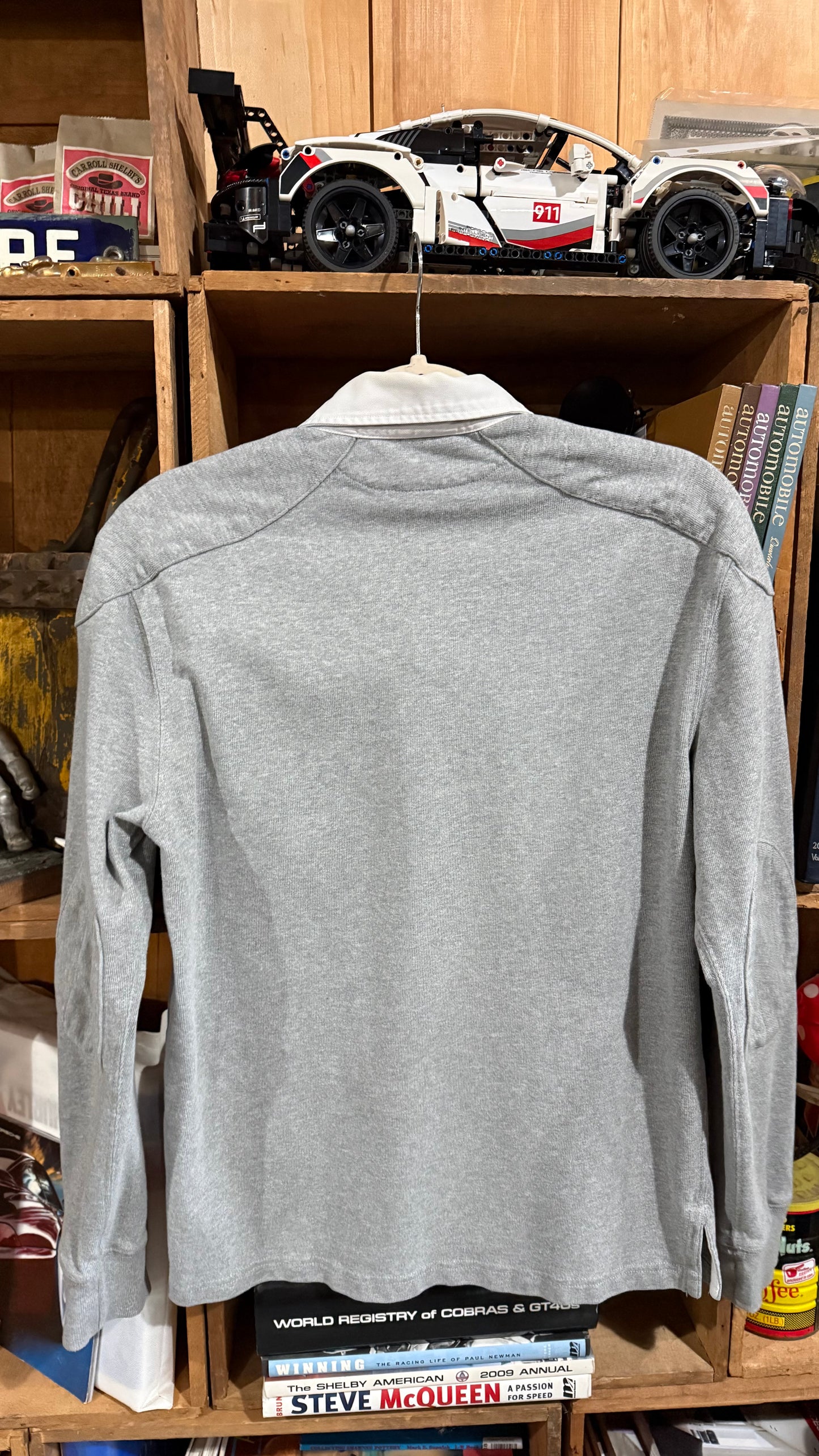 Polo Ralph Lauren Custom Fit Grey Rugby Small