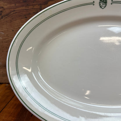 P.A.C. Penn Athletic Club Green Transfer Platter