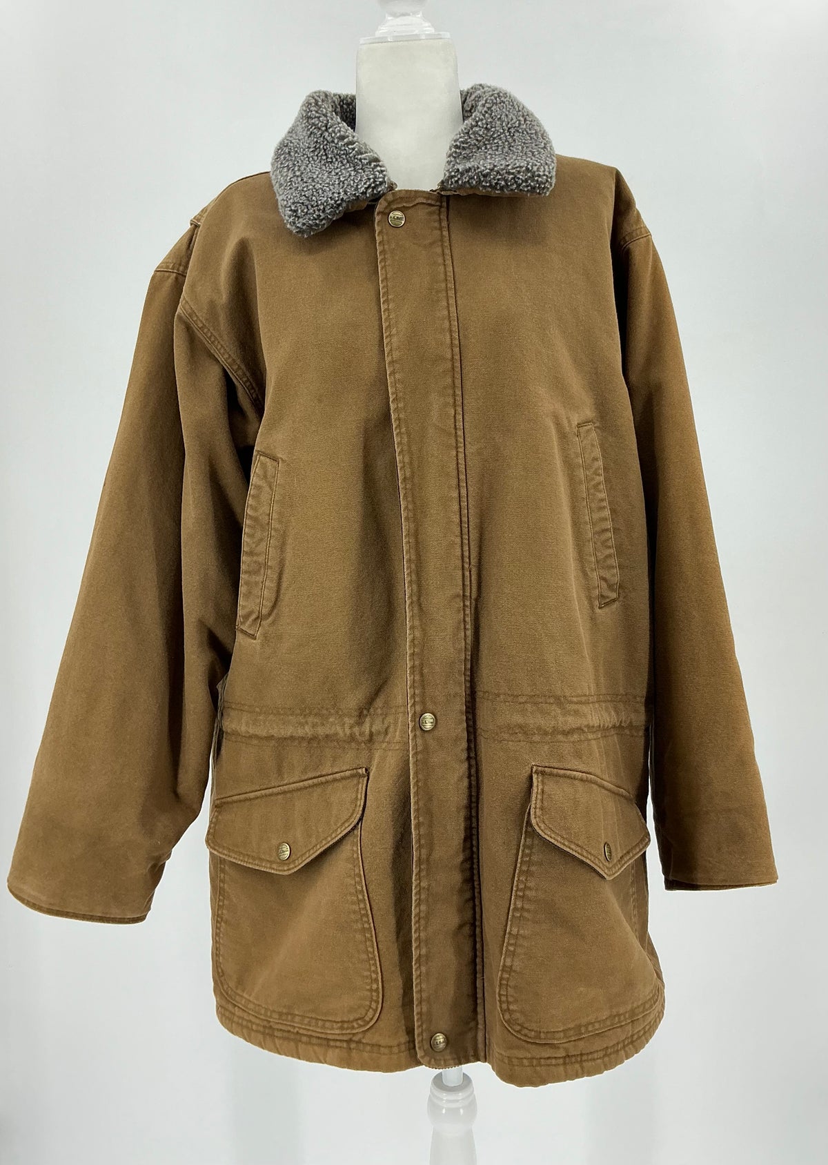 Vintage LL Bean Heavyweight Utility Field Jacket Barn Chore Coat Large