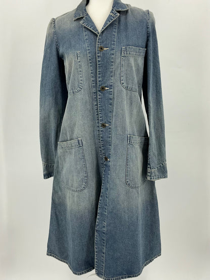 Vintage Ralph Lauren Denim Coverall Long Coat Medium