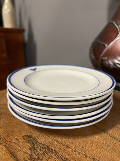 New York Yacht Club Bread Plate with NYYC Burgee