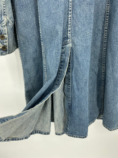 Vintage Ralph Lauren Denim Coverall Long Coat Medium