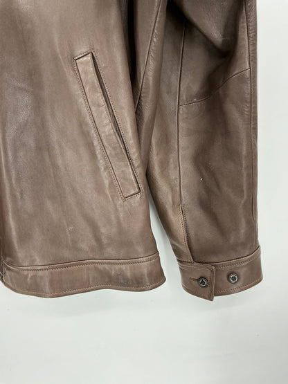 Vintage Polo Ralph Lauren Lambskin Leather Jacket Large
