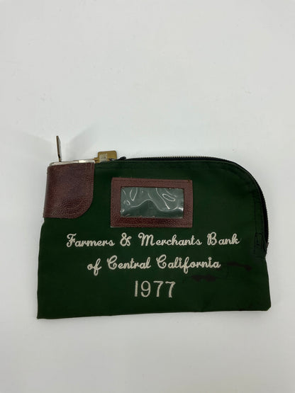 Vintage Bank Money Bags With Locks And Keys