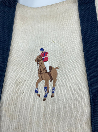Ralph Lauren Embroidered Pony Tote Bag