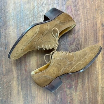 Vintage Ralph Lauren Suede Wingtip Oxford Shoe