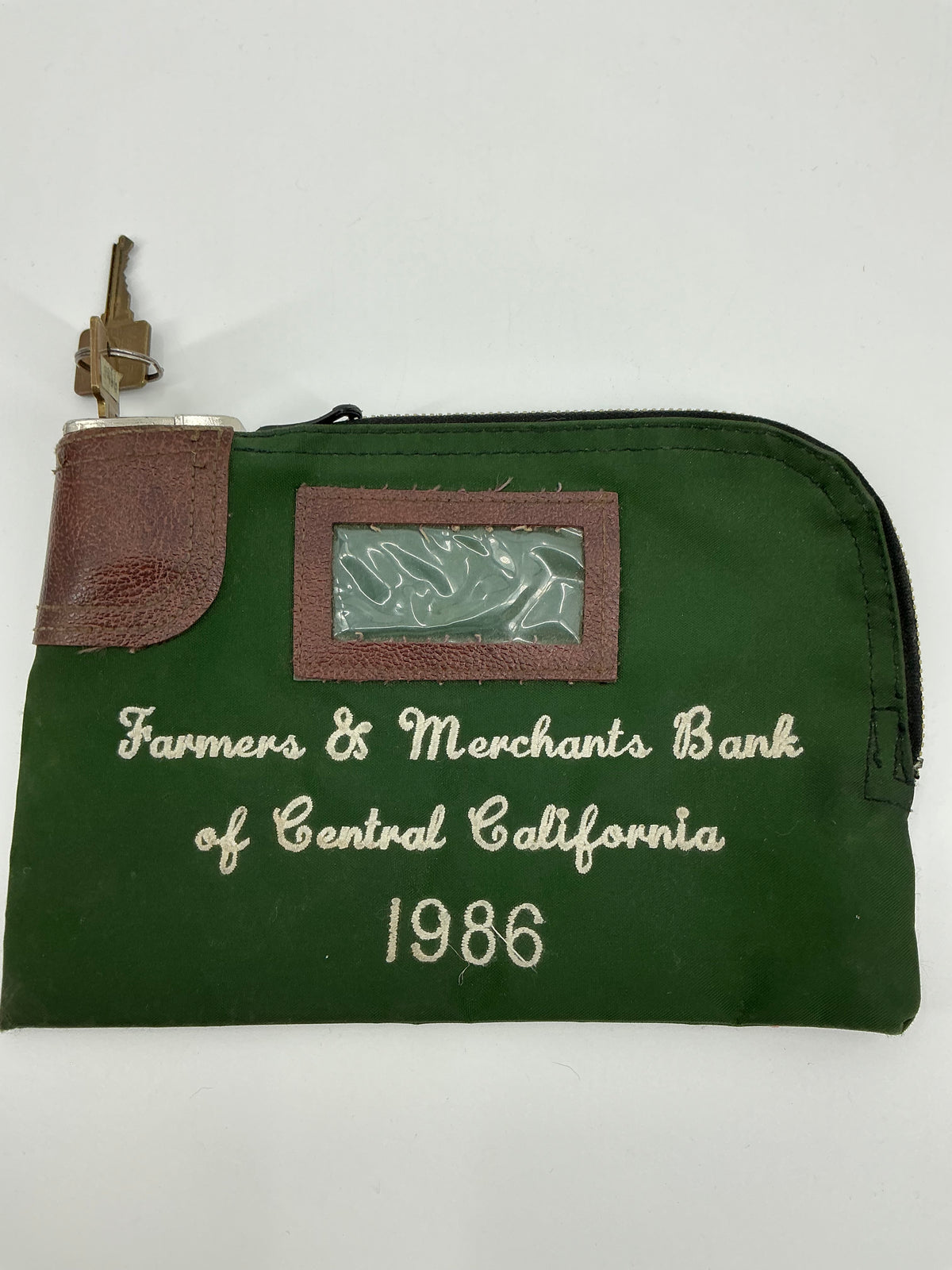 Vintage Bank Money Bags With Locks And Keys