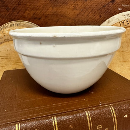Harrods Ironstone Pudding Bowl w/Blue Logo