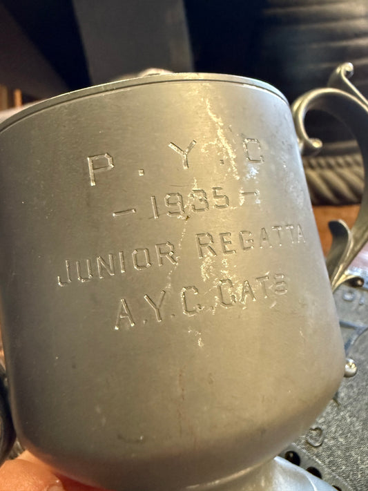PYC 1935 Pewter Sailing Trophy