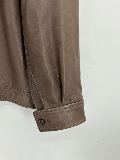 Vintage Polo Ralph Lauren Lambskin Leather Jacket Large