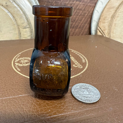 Amber Bovril Bottles