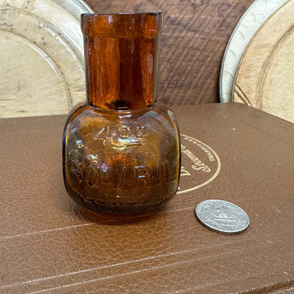 Amber Bovril Bottles