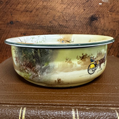 Royal Doulton Seriesware Coaching Days Bowl w/ Strainer