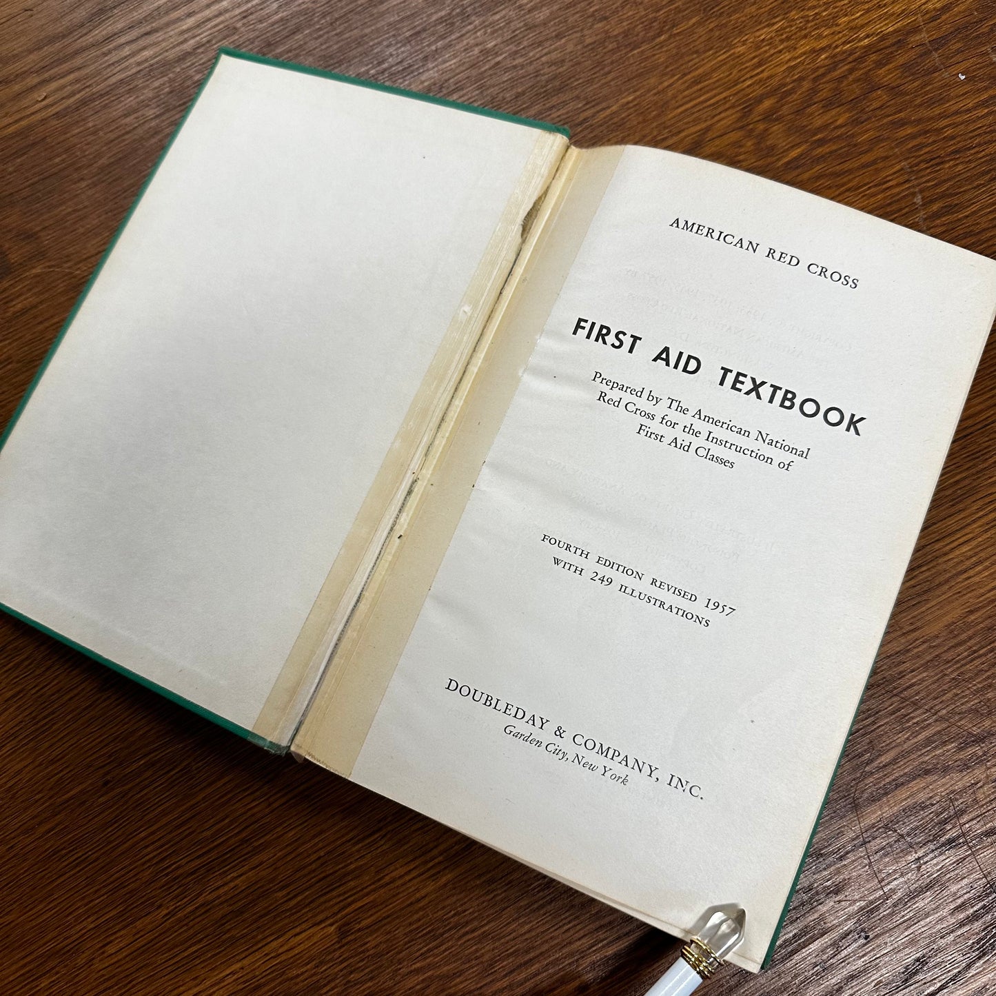 Vintage First Aid Book American Red Cross