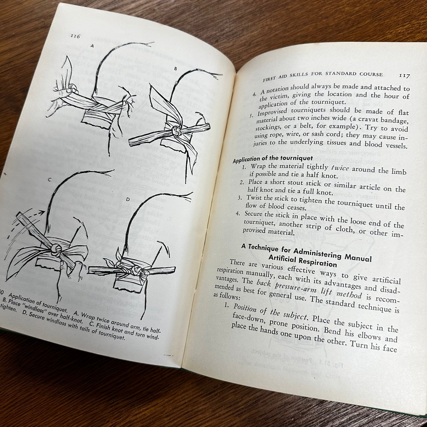 Vintage First Aid Book American Red Cross