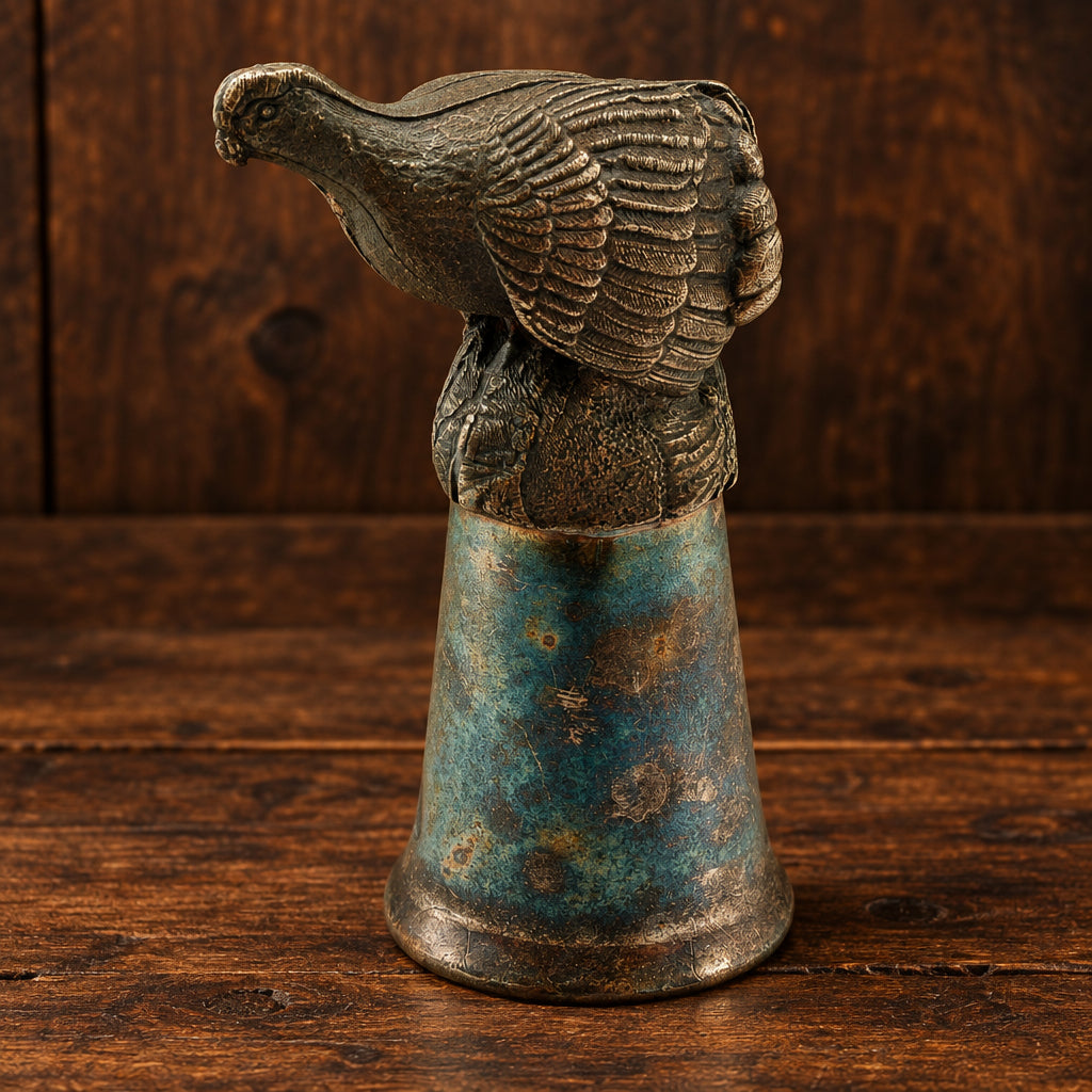 Sheffield Silver Plated Grouse Stirrup Cup