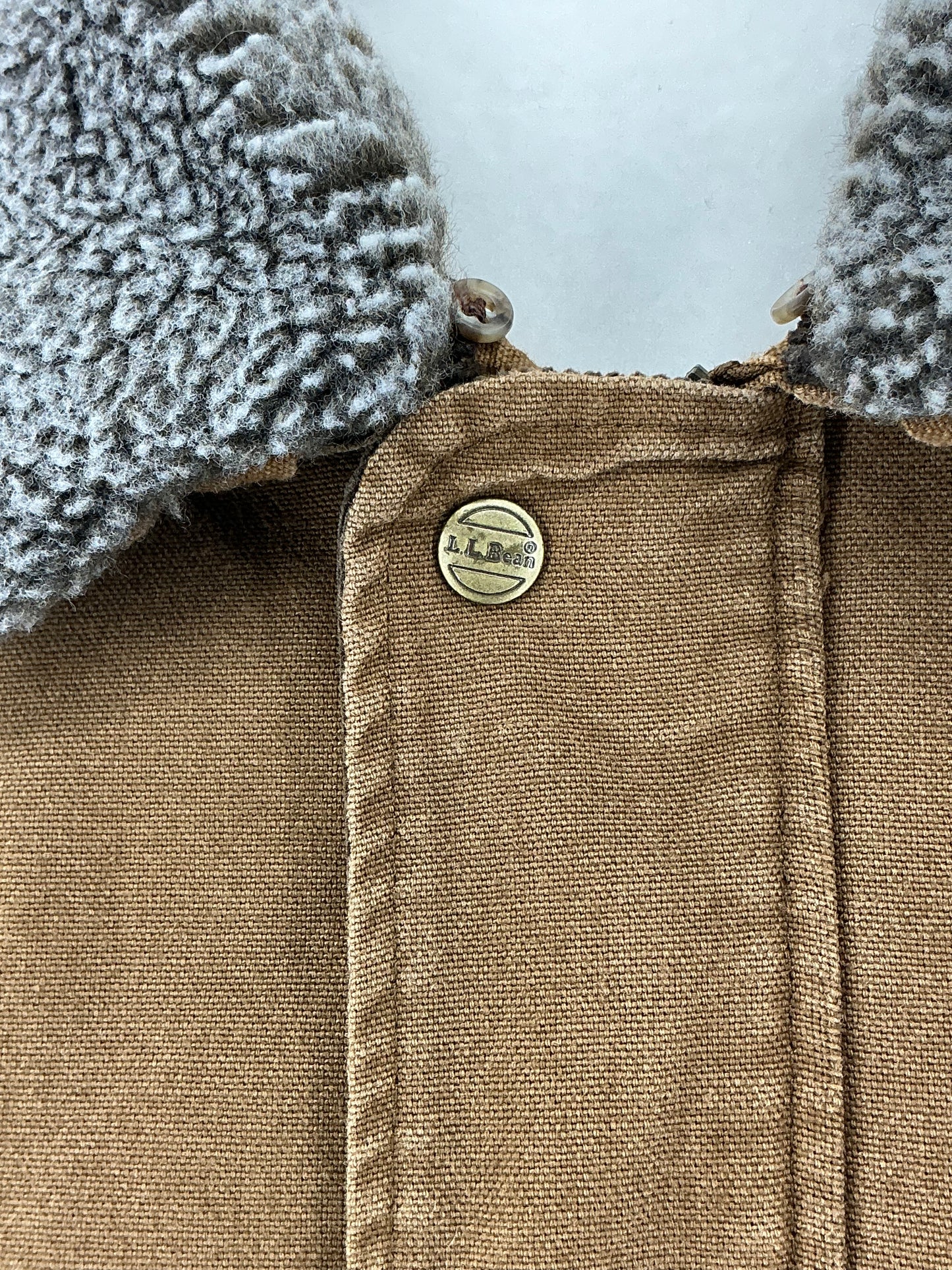 Vintage LL Bean Heavyweight Utility Field Jacket Barn Chore Coat Large