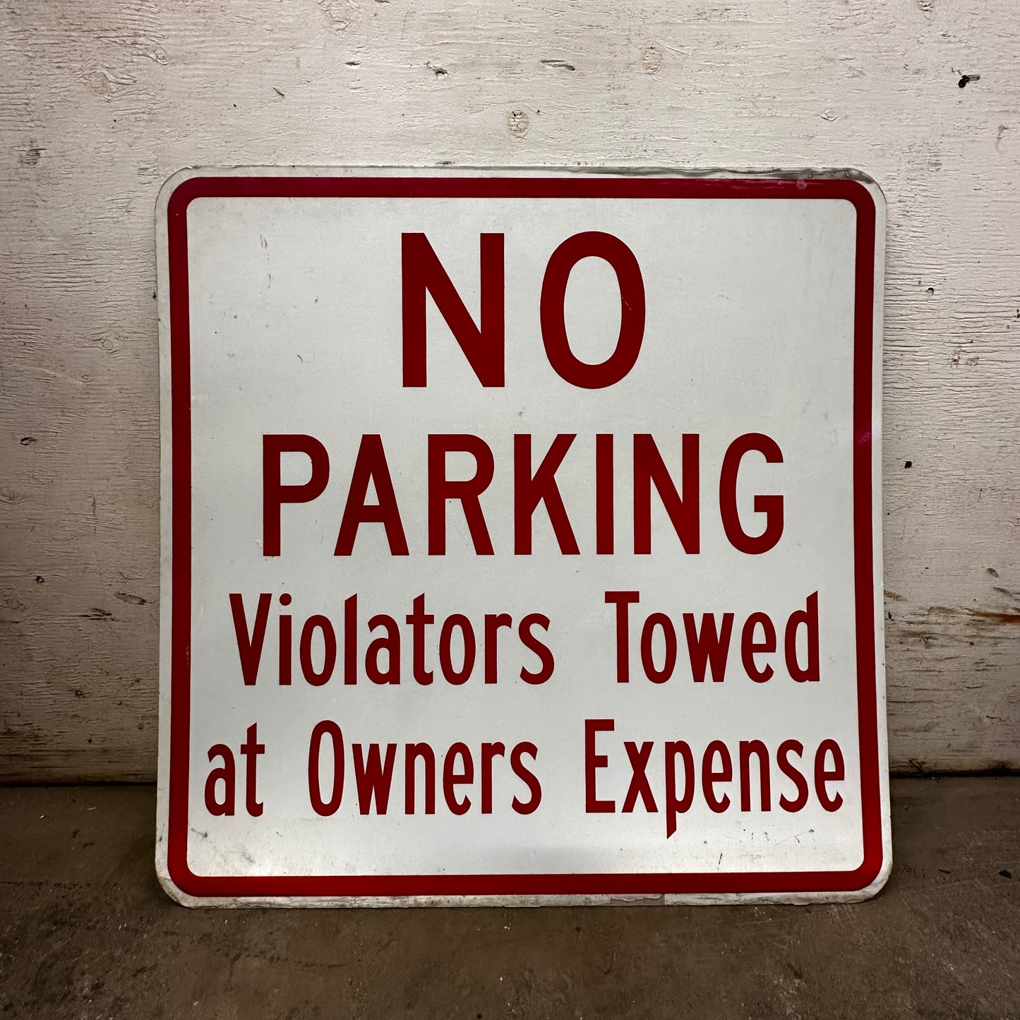 No Parking Violators Towed at Owners Expense