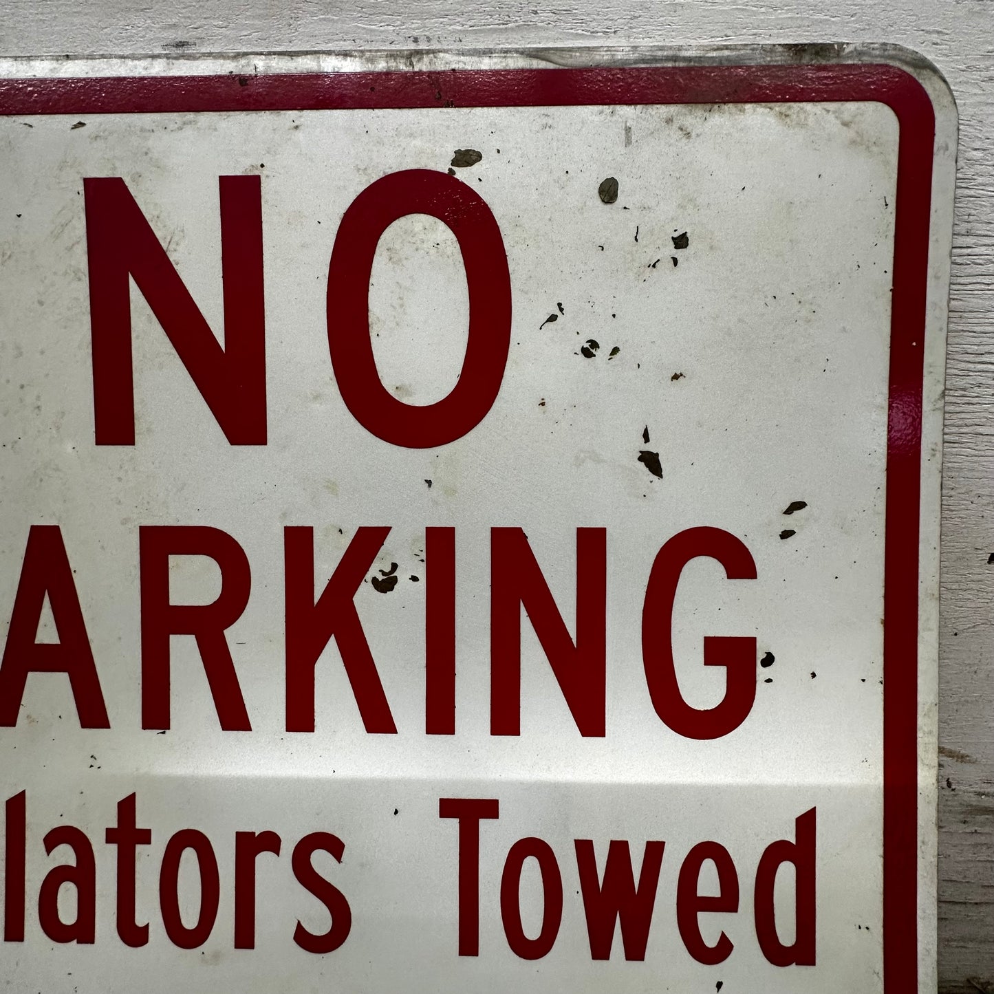 No Parking Violators Towed at Owners Expense