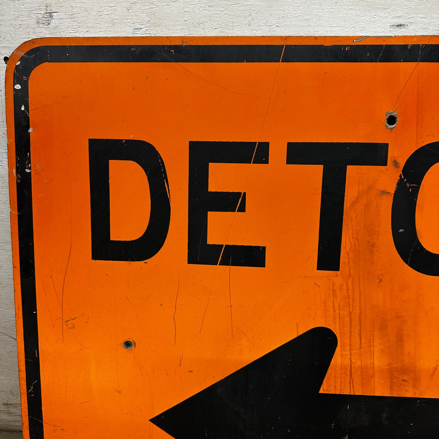 Fox Hill Bridge Detour Sign
