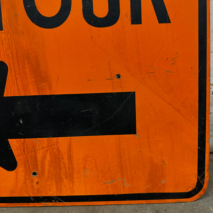 Fox Hill Bridge Detour Sign