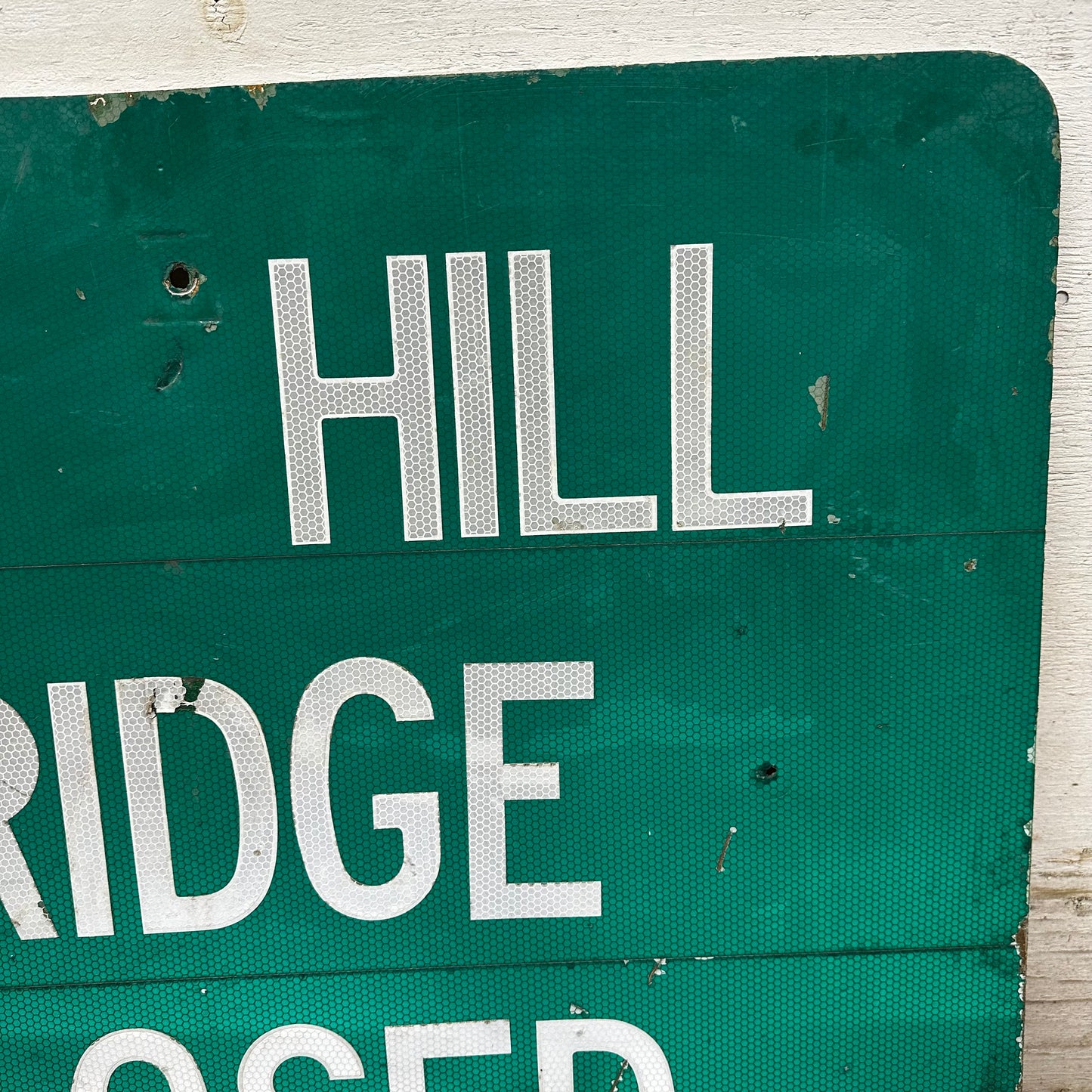 Fox Hill Bridge Detour Sign