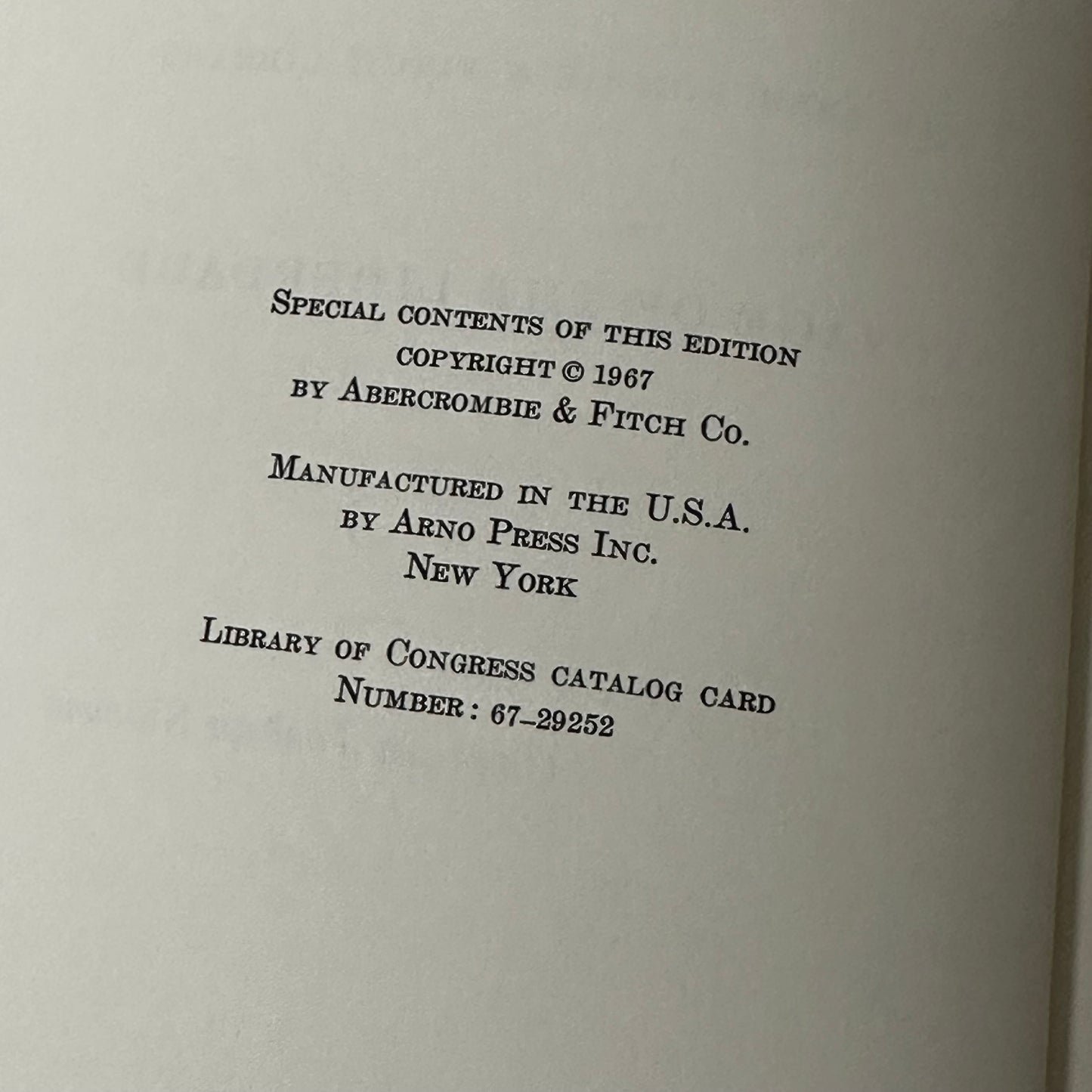 Abercrombie & Fitch Library Edition Books