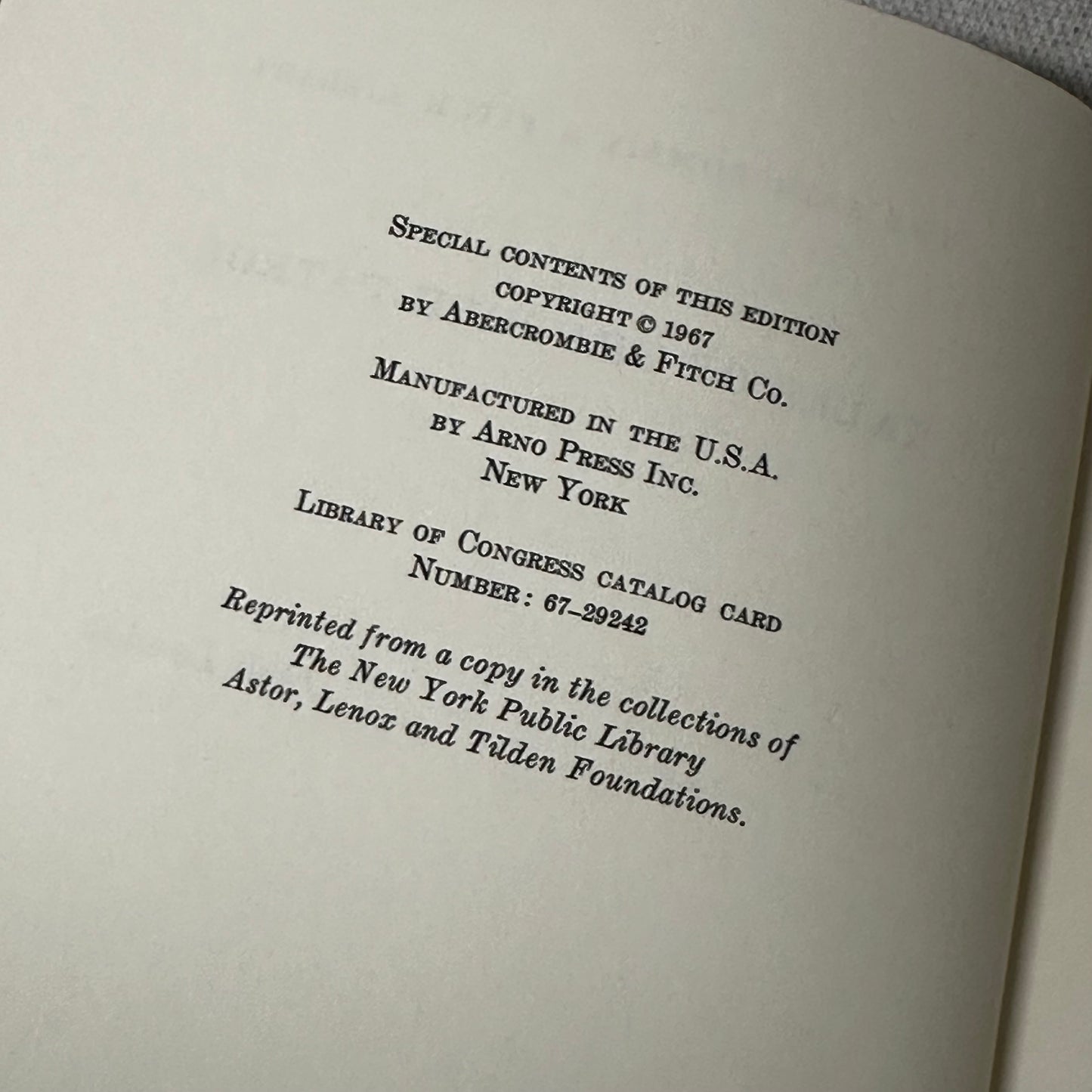 Abercrombie & Fitch Library Edition Books