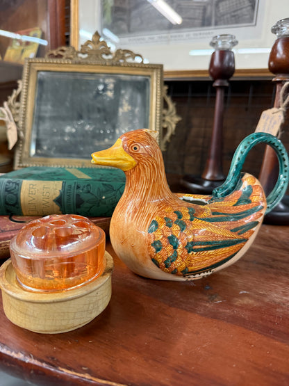 Essex Collection Majolica Duck Pitcher