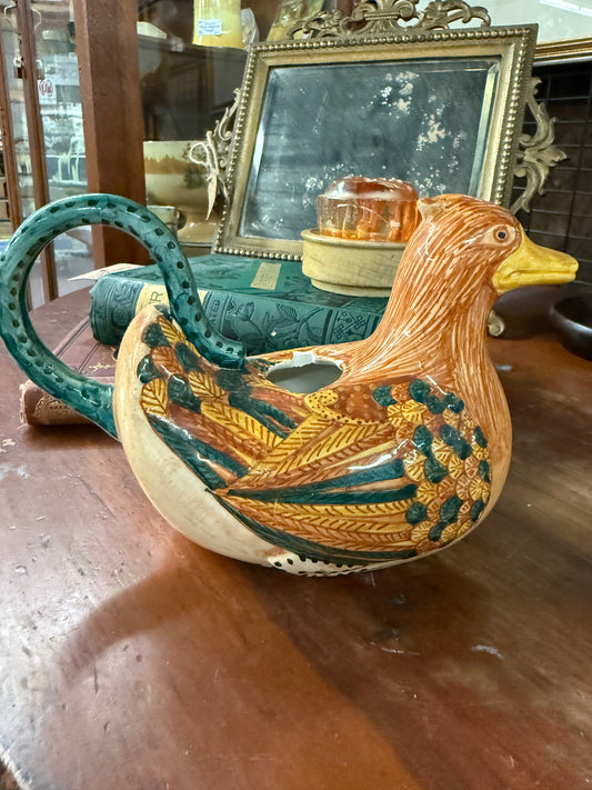 Essex Collection Majolica Duck Pitcher