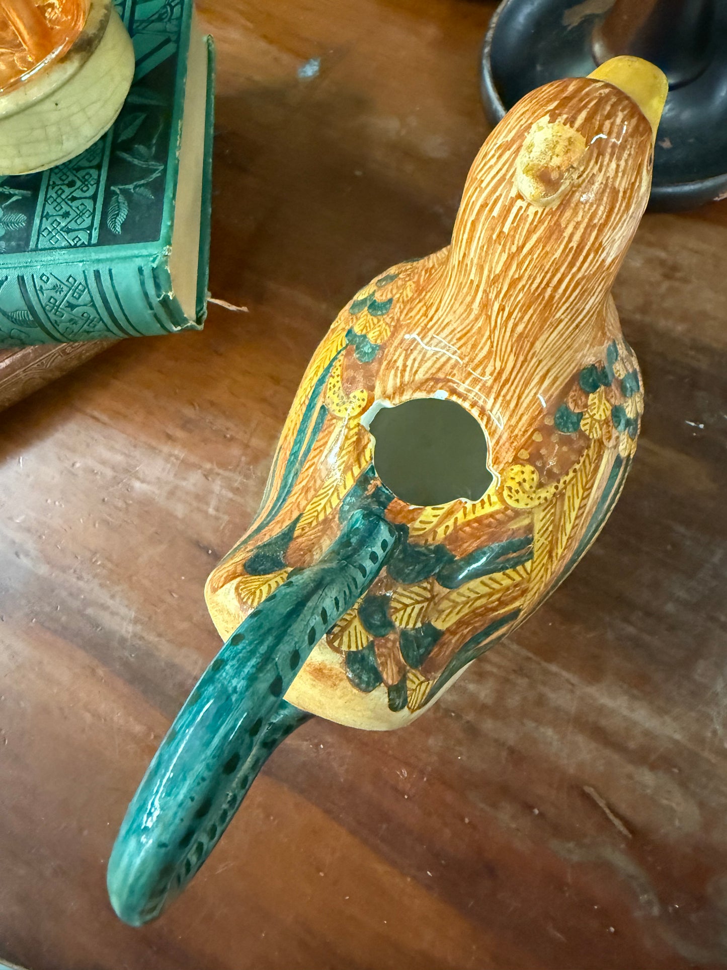 Essex Collection Majolica Duck Pitcher
