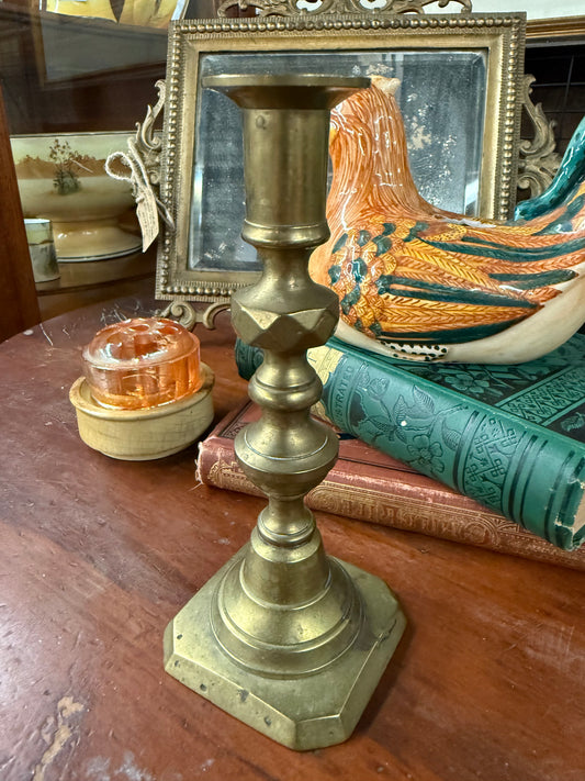 Brass 7" Pushup Candlestick