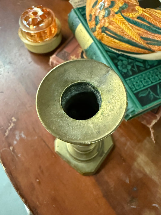 Brass 7" Pushup Candlestick