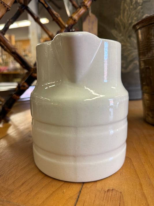 English White Banded Dairy Jug
