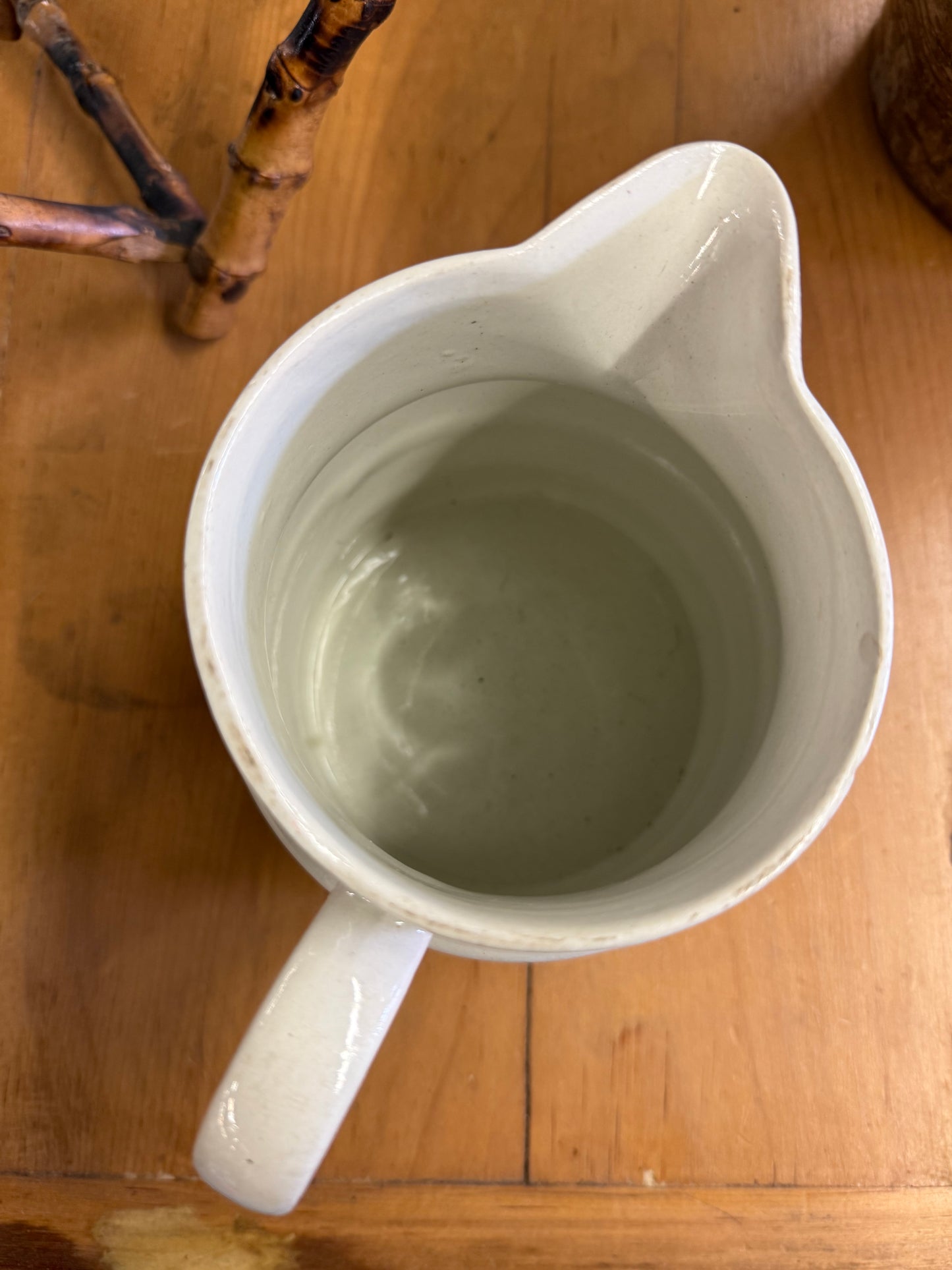 English White Banded Dairy Jug