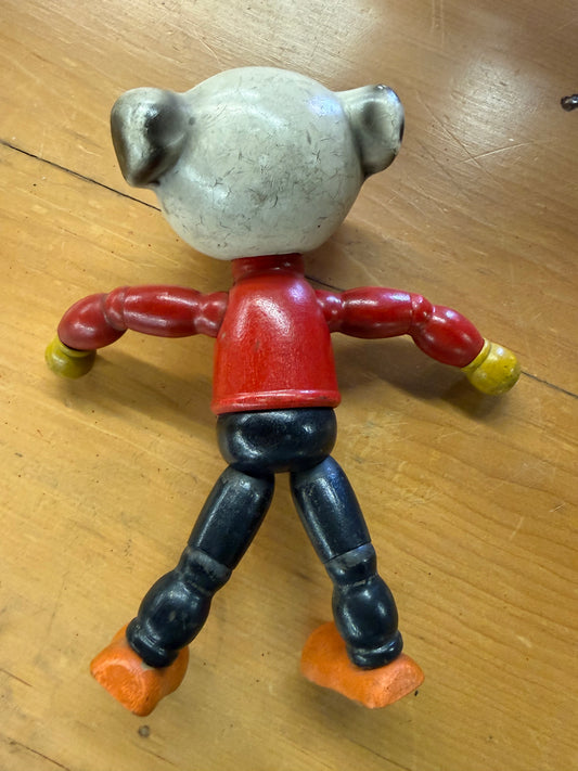 Pete the Pup Wooden Jointed Toy Doll