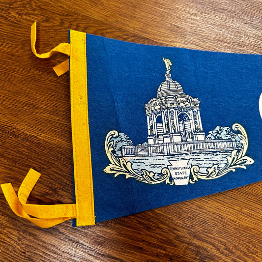 Vintage Gettysburg Pennant