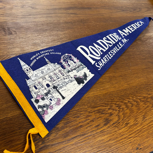 Vintage Roadside America Pennant
