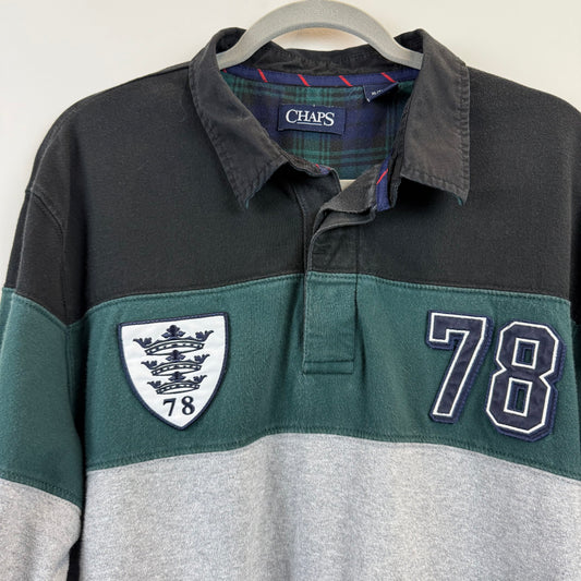 Chaps Ralph Lauren Rugby XL - Black Green Grey