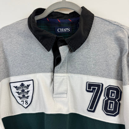 Chaps Ralph Lauren Rugby XL - Grey White Green