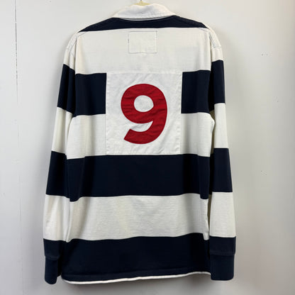 Jack Wills Rugby XL - Navy Blue White Stripe