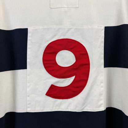 Jack Wills Rugby XL - Navy Blue White Stripe