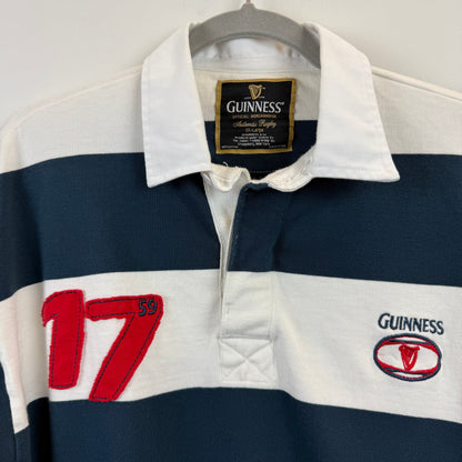 Guinness Rugby XXL - Navy Blue White Stripe