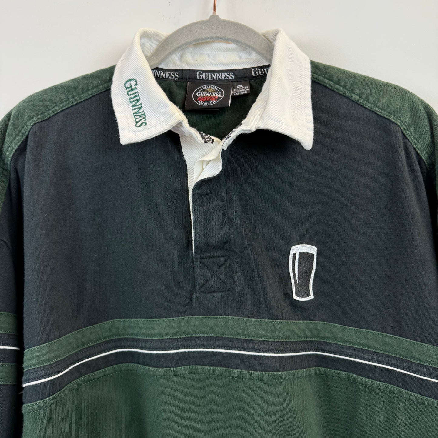Guinness Rugby XXL - Green Black Stripe