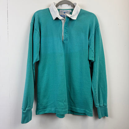 Vintage Lands' End Rugby Medium - Teal