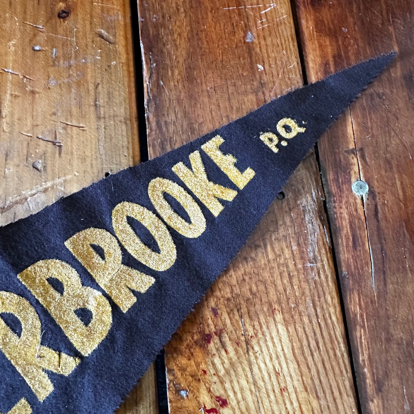 Vintage Sherbrooke PQ Pennant