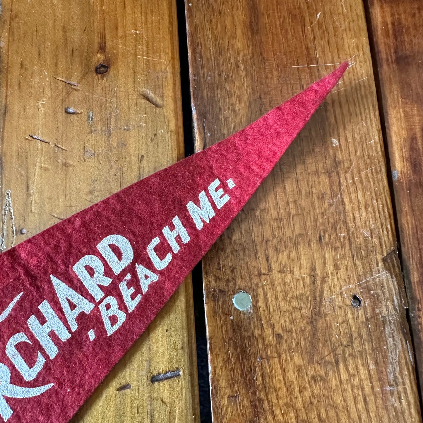 Vintage Old Orchard Beach ME Felt Pennant