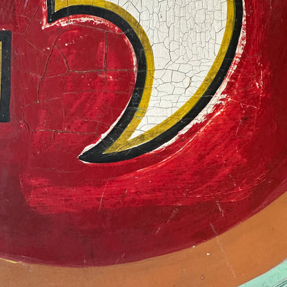 Vintage Carnival Price Sign 25 Cents