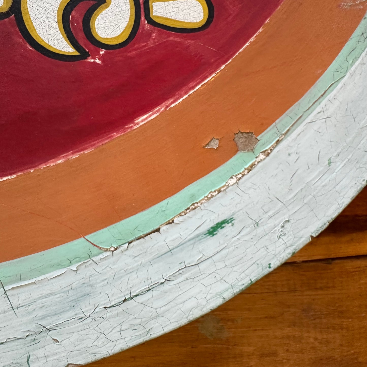 Vintage Carnival Price Sign 25 Cents