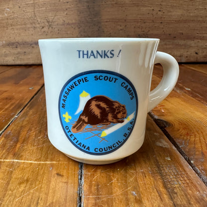 Boy Scout Mug Massawepie Scout Camps Otetiana Council BSA